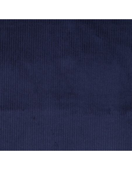 Cotton corduroy fabric - Navy blue