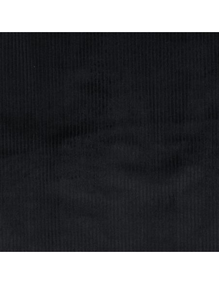 Cotton corduroy fabric - Black
