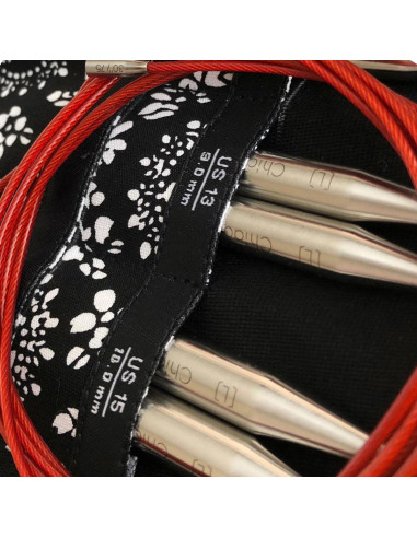 ChiaoGoo metal circular knitting needle case