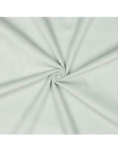 Cotton corduroy fabric - Icy mint