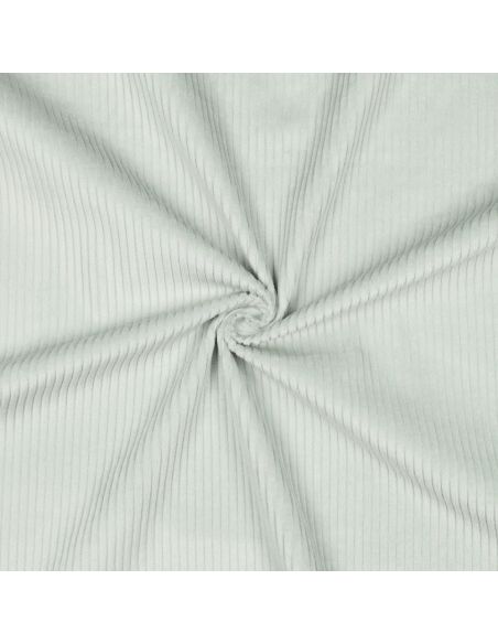 Cotton corduroy fabric - Icy mint