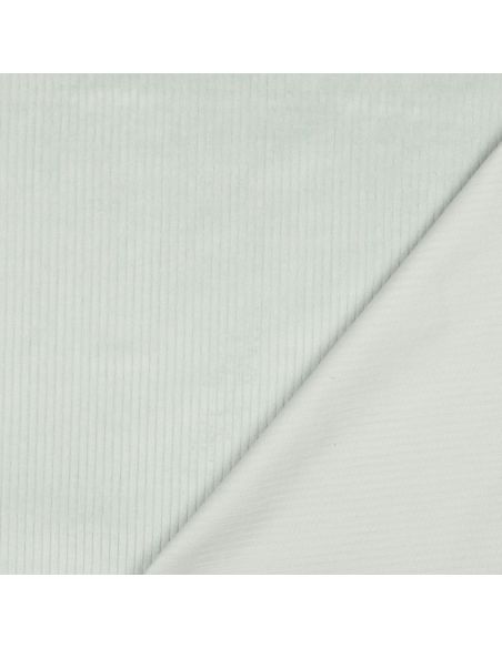 Cotton corduroy fabric - Icy mint