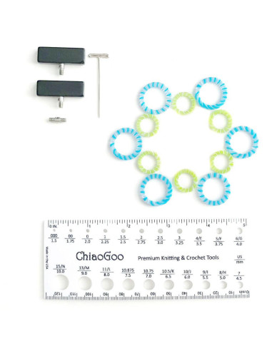 ChiaoGoo metal circular knitting needle case