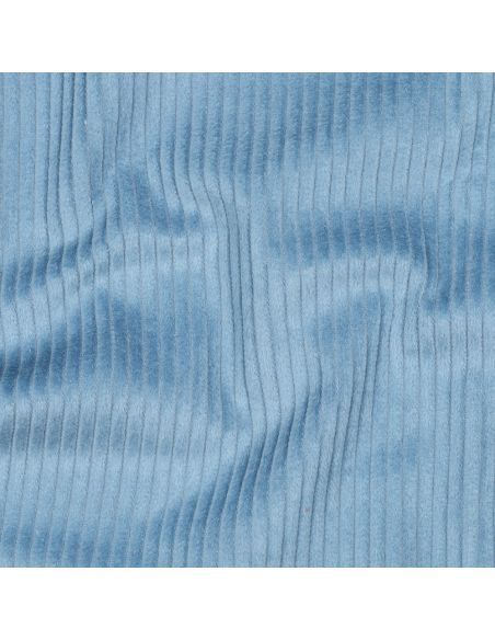 Cotton corduroy fabric - Blue