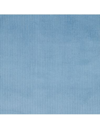 Cotton corduroy fabric - Blue