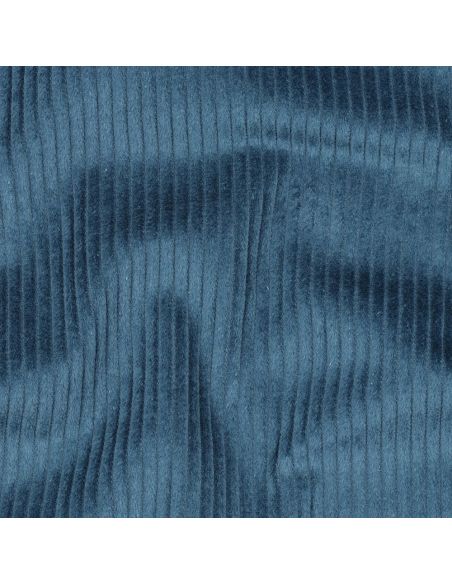 Cotton corduroy fabric - Petrol blue