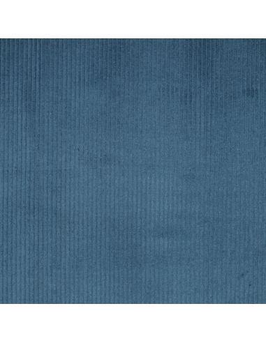 Cotton corduroy fabric - Petrol blue