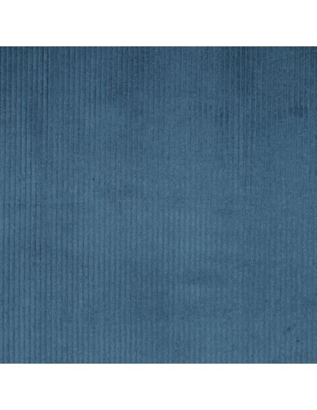 Cotton corduroy fabric - Petrol blue