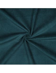 Emerald green cotton corduroy fabric