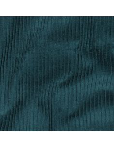Emerald green cotton corduroy fabric 2