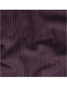 Cotton corduroy fabric - Eggplant 2