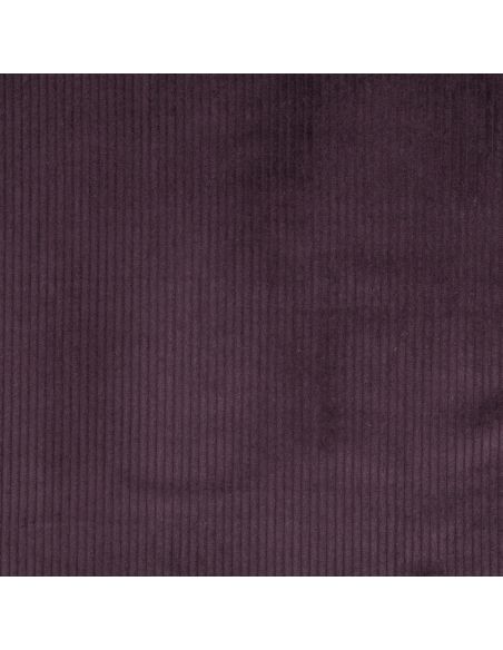 Cotton corduroy fabric - Eggplant