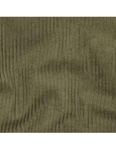 Cotton corduroy fabric - Military green 2