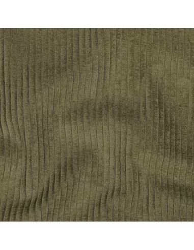 Cotton corduroy fabric - Military green