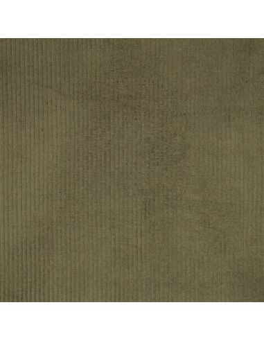 Cotton corduroy fabric - Military green