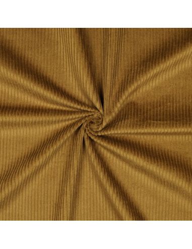 Cotton corduroy fabric - Ochre