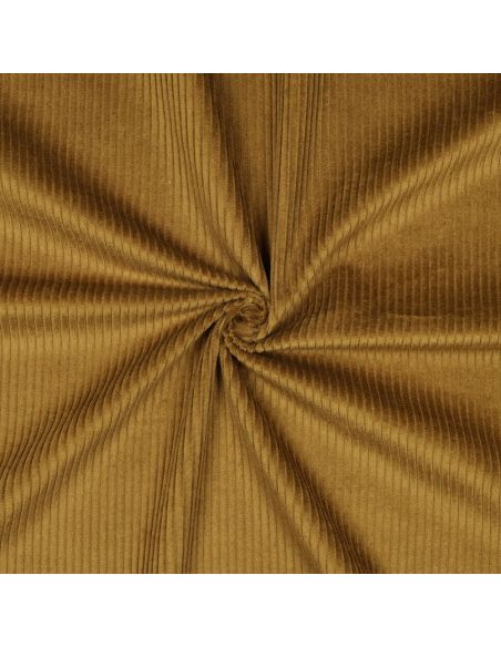 Cotton corduroy fabric - Ochre