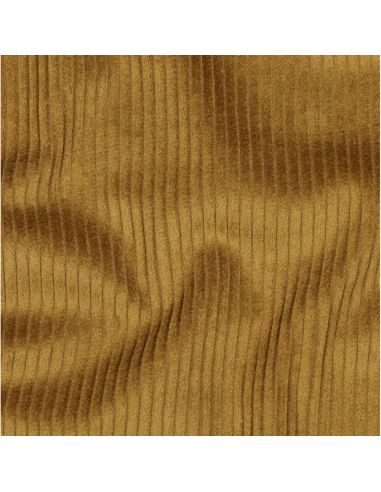 Cotton corduroy fabric - Ochre
