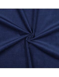 Cotton corduroy fabric - Cobalt