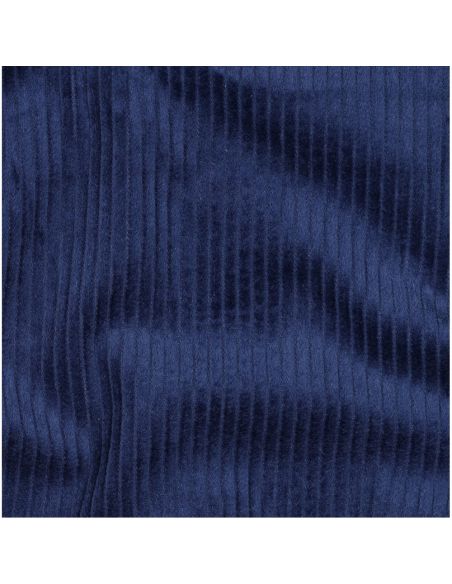 Cotton corduroy fabric - Cobalt