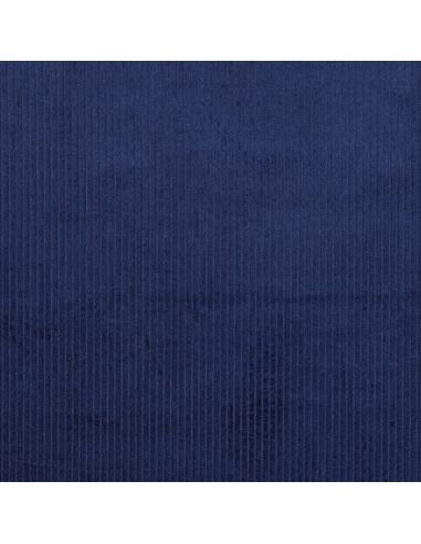 Cotton corduroy fabric - Cobalt
