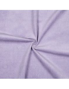 Corduroy cotton fabric - Lilac