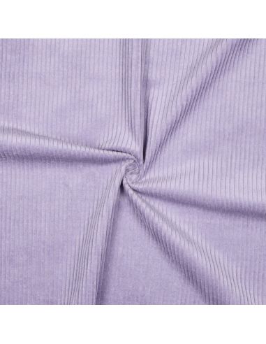 Corduroy cotton fabric - Lilac