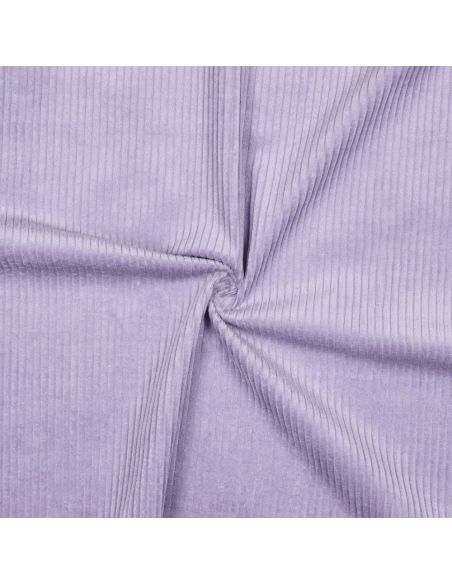 Corduroy cotton fabric - Lilac