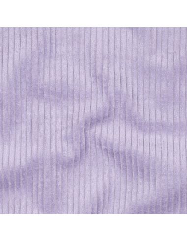 Corduroy cotton fabric - Lilac