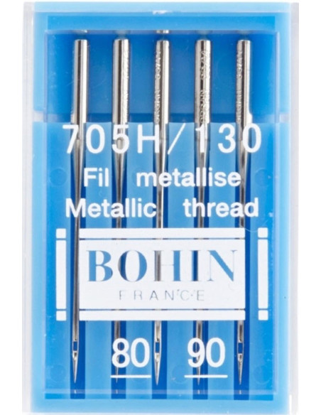 Metallic thread machine needles Bohin