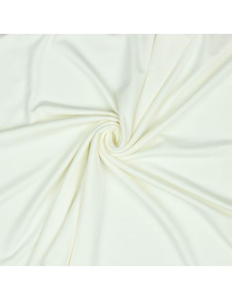 Off-white Tencel modal jersey fabric