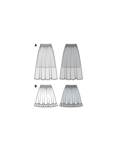 Skirt pattern - Burda 6357