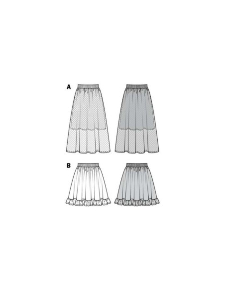 Skirt pattern - Burda 6357