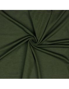 Dark green tencel modal jersey fabric