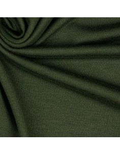 Dark green tencel modal jersey fabric 2