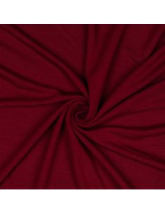 Dark red tencel modal jersey fabric