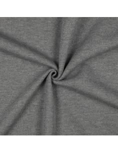 Glittery sweatshirt fabric - Dark gray