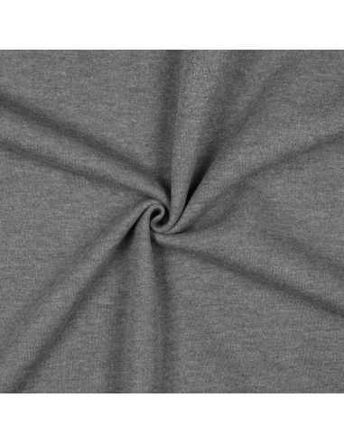 Glittery sweatshirt fabric - Dark gray
