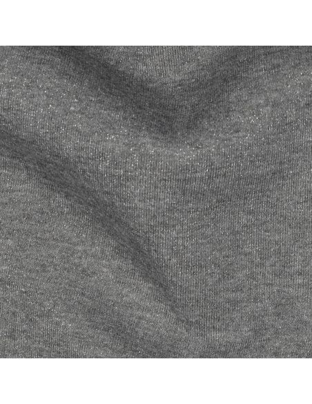 Glittery sweatshirt fabric - Dark gray