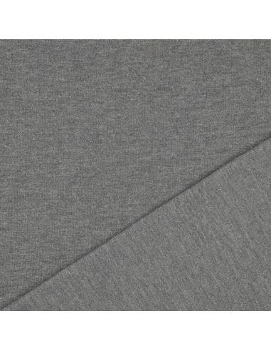 Glittery sweatshirt fabric - Dark gray