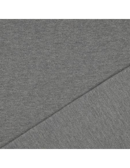 Glittery sweatshirt fabric - Dark gray