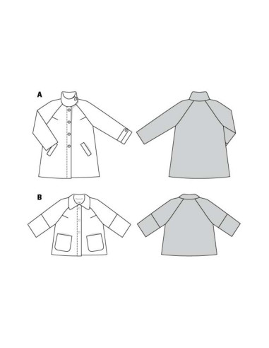 Jacket pattern - Burda 6372