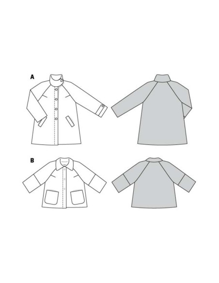 Jacket pattern - Burda 6372