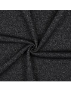 Glitter sweat fabric - Black
