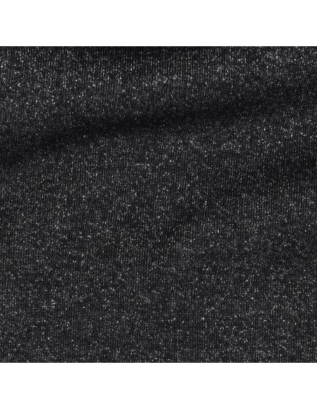 Glitter sweat fabric - Black