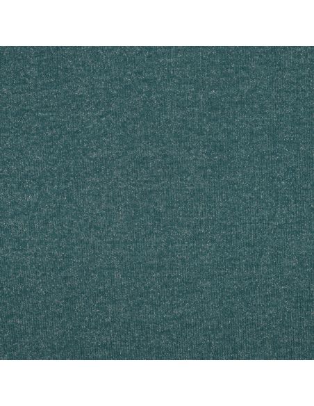 Glittery sweatshirt fabric - Petrol blue