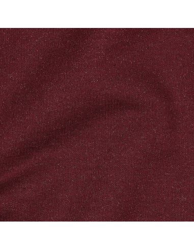 Glitter sweatshirt fabric - Eggplant