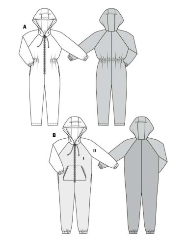 Pattern for jumpsuit - Burda 6397