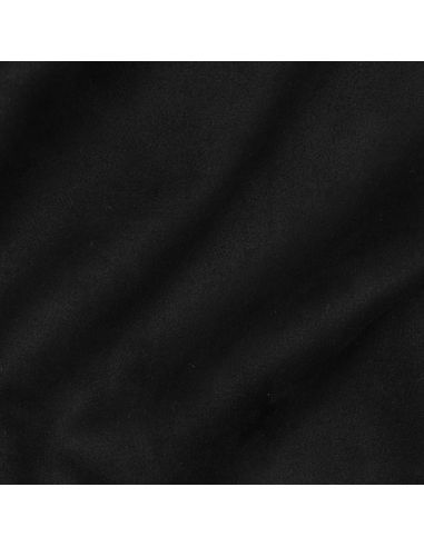 Stretch suede fabric - Black