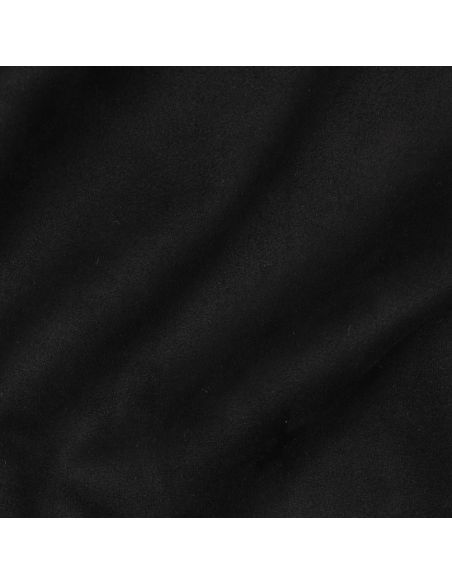 Stretch suede fabric - Black